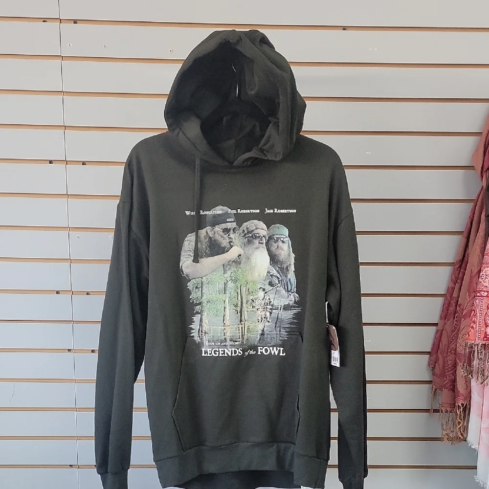 Legends of the Fowl Graphic Hoodie in Green - Picture 5 of 7